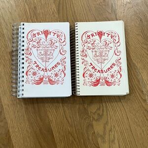 Vintage Trinity Treasures Lutheran Church Lot of 2 Two Recipe Cookbooks Spiral